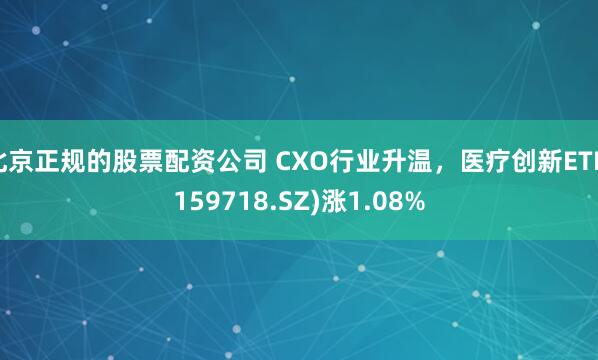北京正规的股票配资公司 CXO行业升温,医疗创新ETF(159718.SZ)涨1.08%
